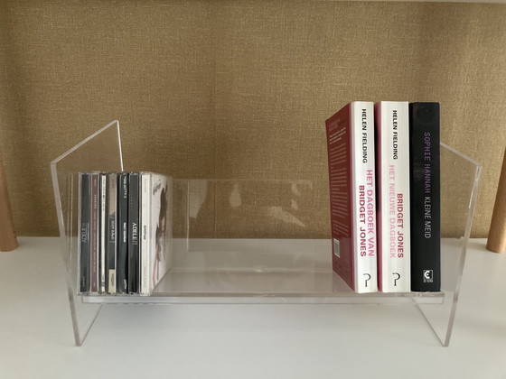 Image 1 of 2x Vintage cd rack made of plexiglass