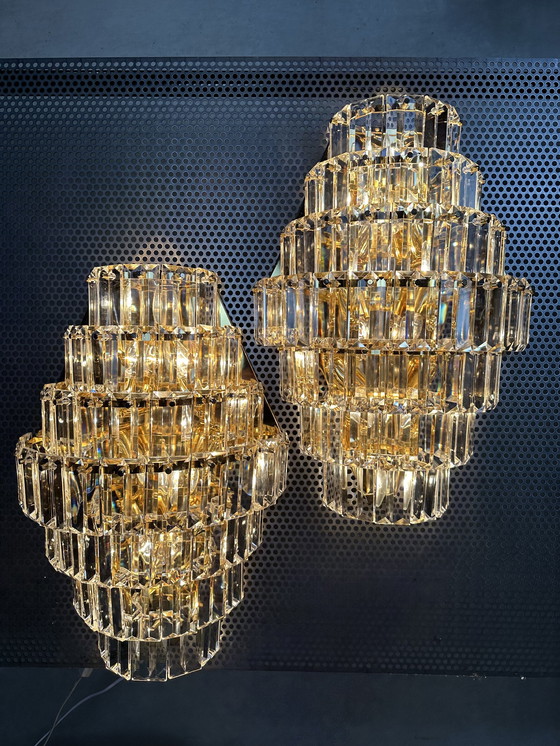 Image 1 of 2x XXL Kinkeldey wall lamps - Hollywood Regency