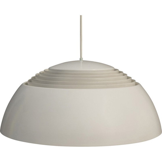 Image 1 of Vintage Aj Royal pendant lamp in aluminum and porcelain by Arne Jacobsen for Louis Poulsen, 1970s