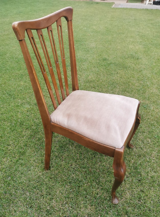 Image 1 of Mid - Century chairs and extension table