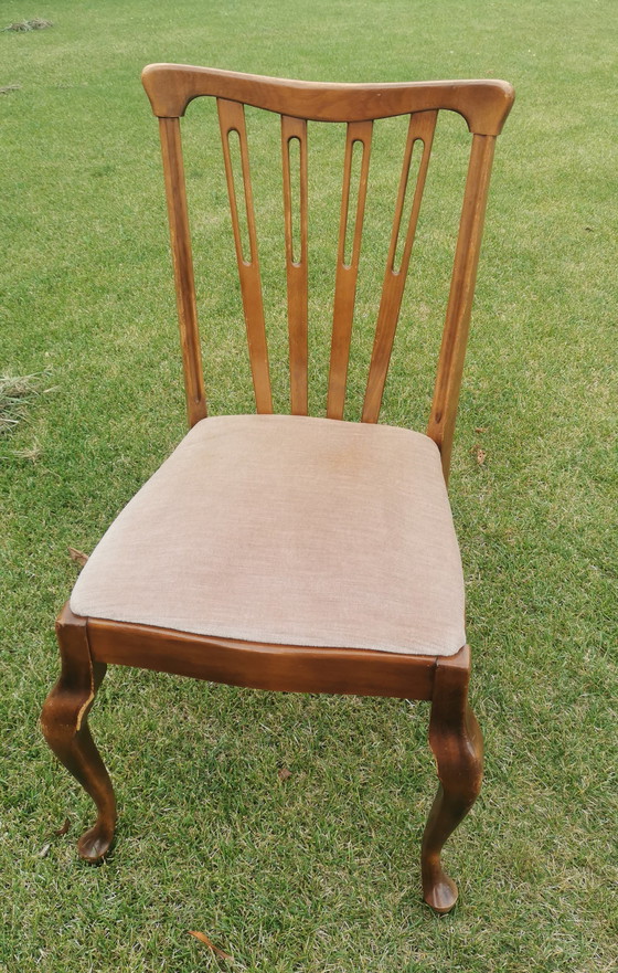 Image 1 of Mid - Century chairs and extension table