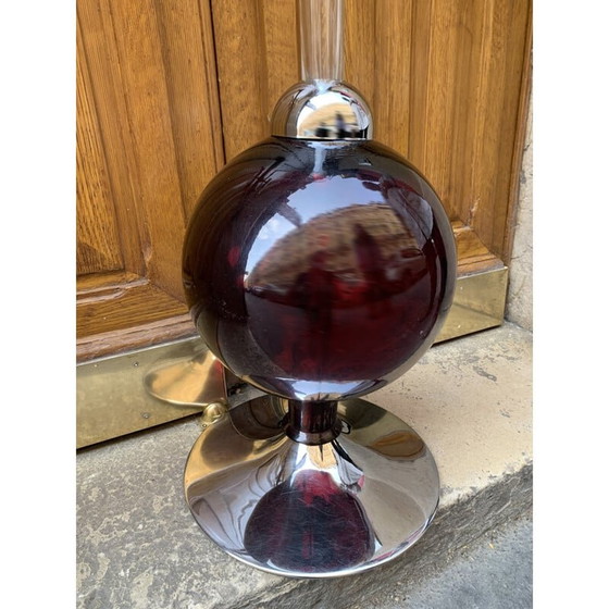 Image 1 of Vintage chrome, glass and crystal vase "speak into the megaphone" by Eric Katz, 2021