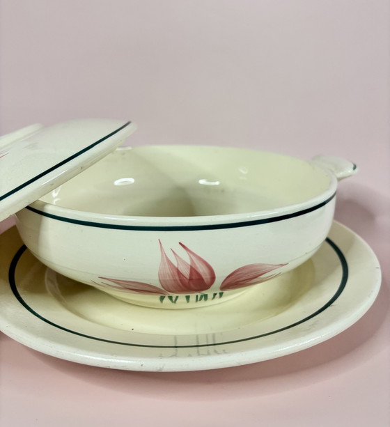 Image 1 of Soup Tureen In Givors Earthenware Flora Model