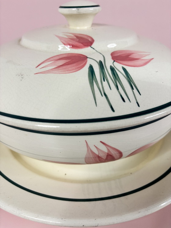 Image 1 of Soup Tureen In Givors Earthenware Flora Model