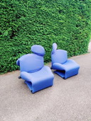 2 fauteuils Cassina Wink du designer Toshiyuki Kita