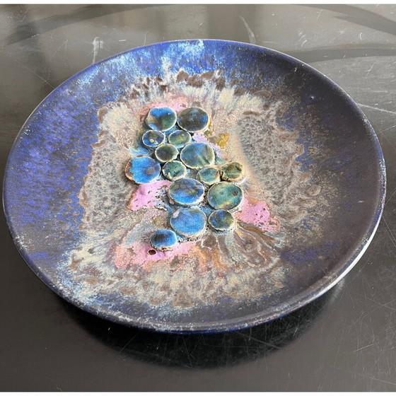 Image 1 of Piatto vintage in ceramica smaltata, 1970