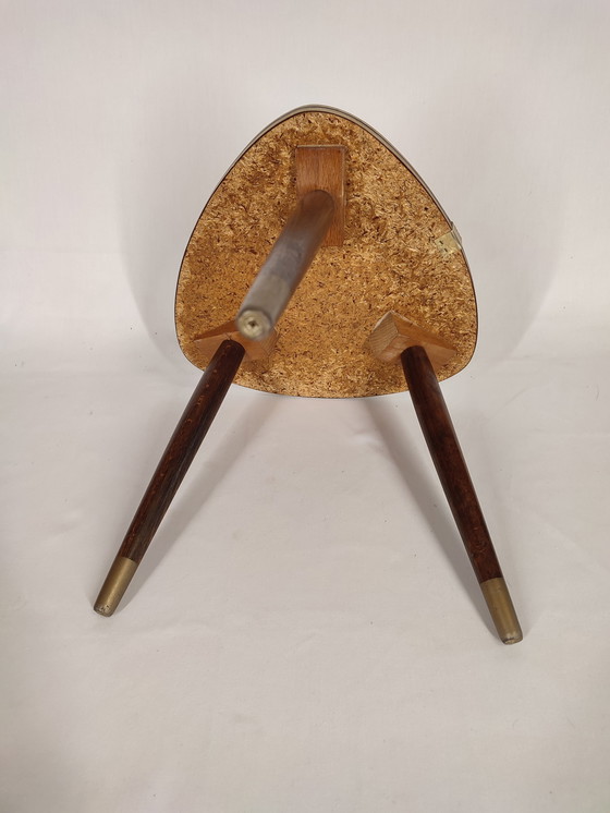 Image 1 of Mid - Century Tripod plant table / side table