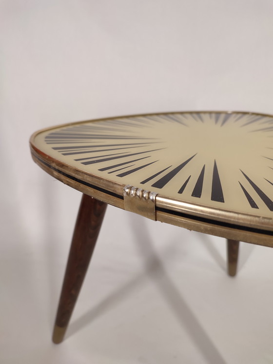 Image 1 of Mid - Century Tripod plant table / side table