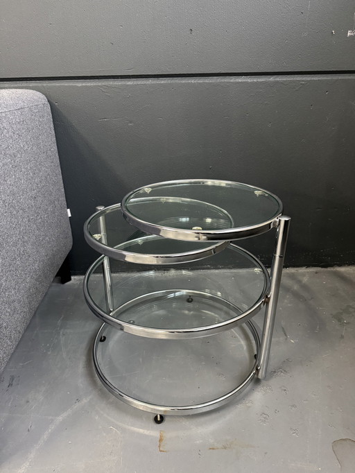 Leitmotiv Double Swivel Sidetable