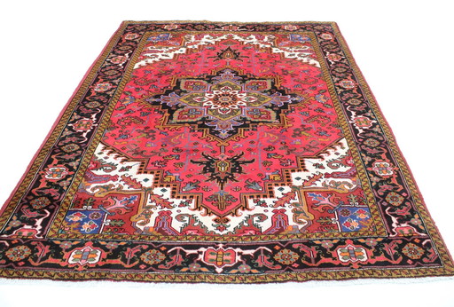 Original hand-knotted Persian carpet Heriz/Heris 353 X 260 Cm Top condition