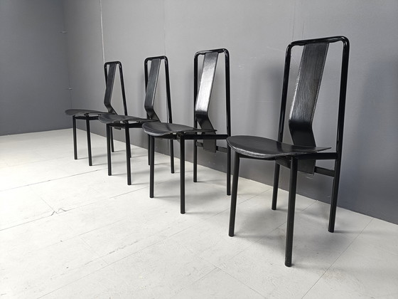 Image 1 of Irma Design Chairs By Achille Castiglioni For Zanotta, 1970S, Set Of 4