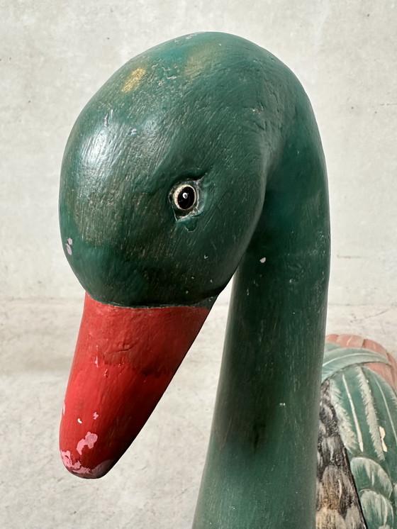 Image 1 of Grand canard ancien - bois