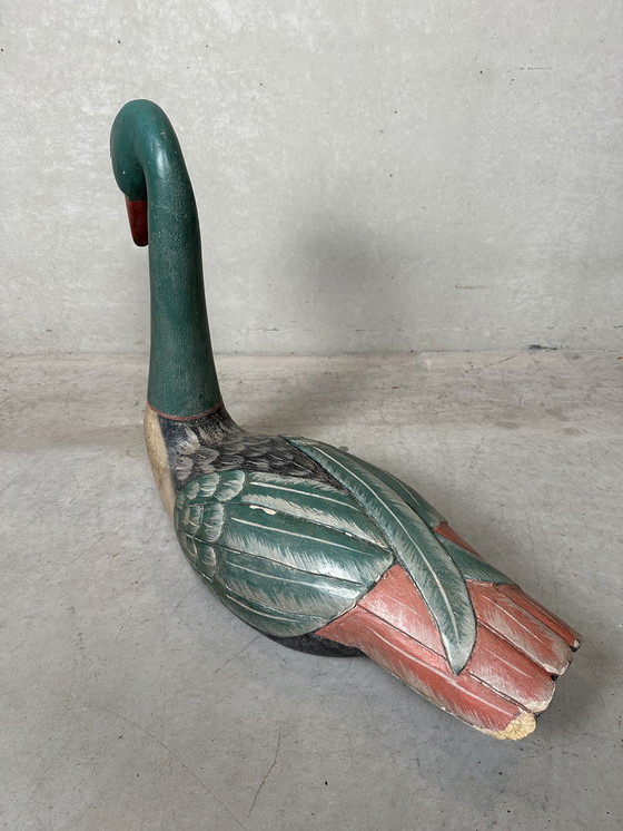 Image 1 of Grand canard ancien - bois