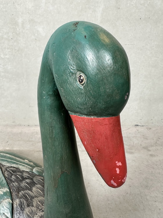 Image 1 of Grand canard ancien - bois