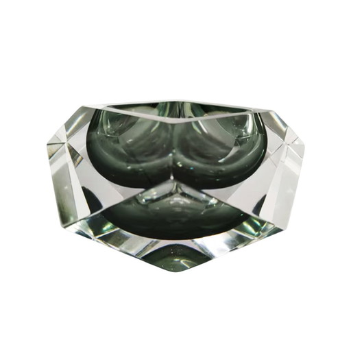 1960S Astonishing Grey Ashtray Or Or Catch-All By Flavio Poli For Seguso