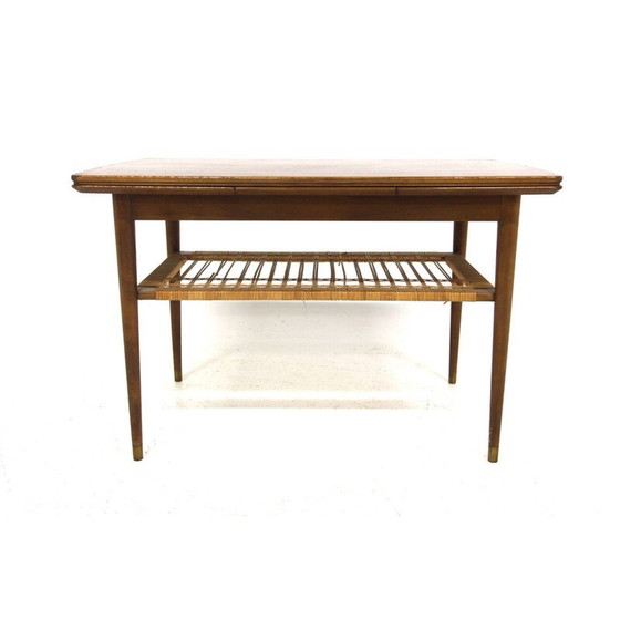 Image 1 of Vintage extendable mahogany coffee table, Sweden 1950