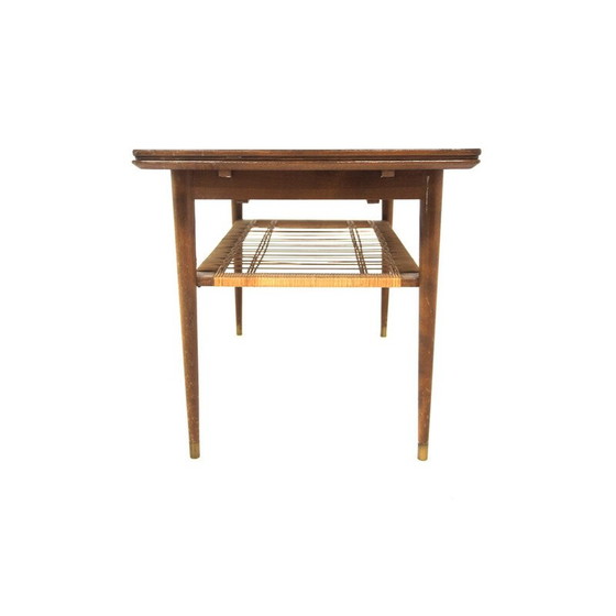 Image 1 of Vintage extendable mahogany coffee table, Sweden 1950