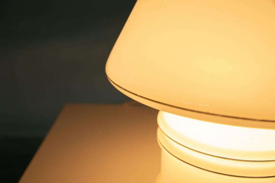 Image 1 of Lampada da tavolo in vetro vintage anni '70, era spaziale a forma di fungo