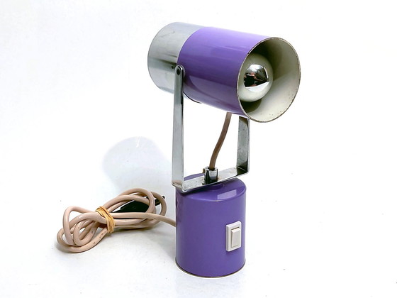 Image 1 of Table Lamps Set Of 2 Space Age Lilac