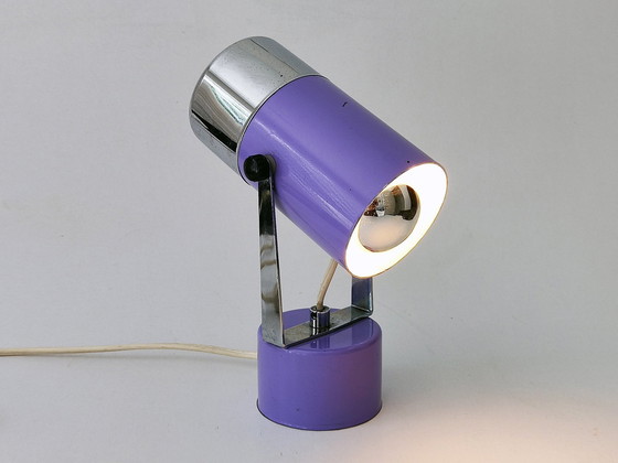 Image 1 of Table Lamps Set Of 2 Space Age Lilac