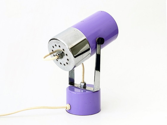 Image 1 of Table Lamps Set Of 2 Space Age Lilac