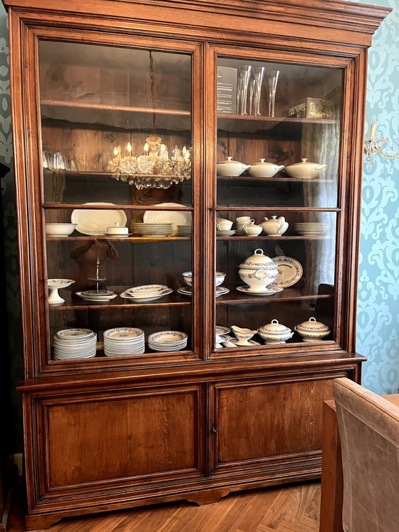 Image 1 of Classic Tall Dinnerware Cabinet