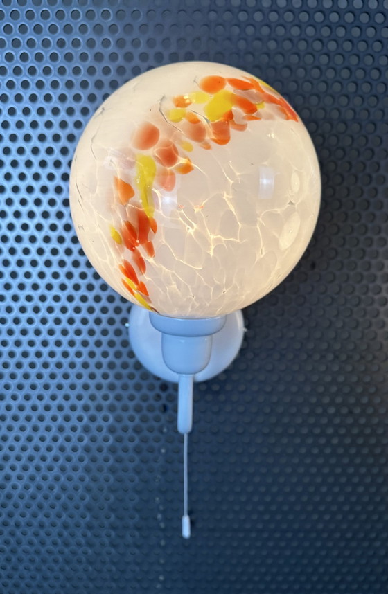 Image 1 of 3x lampade da parete vintage (anni '80) GuRo - vetro