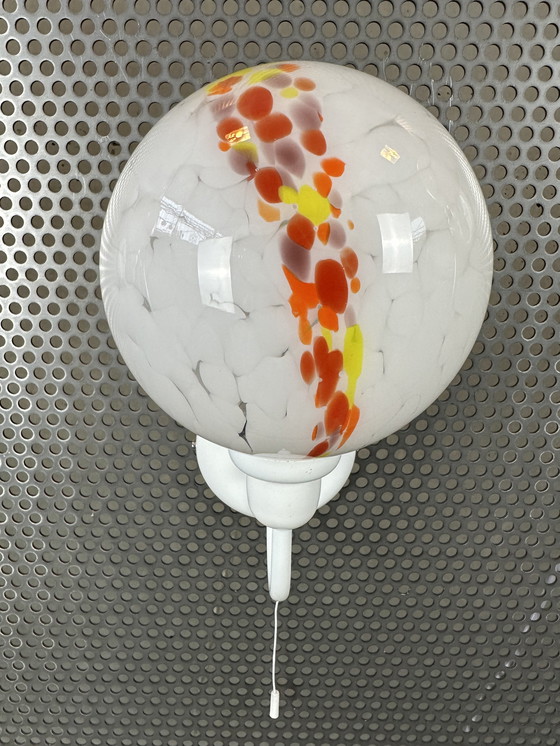 Image 1 of 3x lampade da parete vintage (anni '80) GuRo - vetro