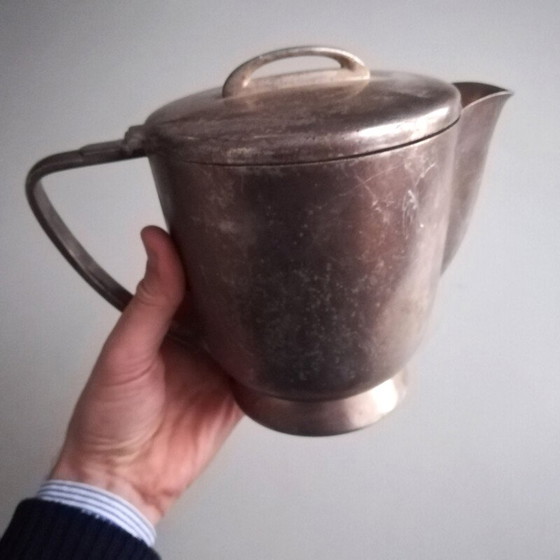 Image 1 of Set of 3 vintage teapots by Gio Ponti for Fratelli Calderoni, 1940