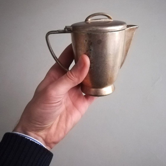 Image 1 of Set of 3 vintage teapots by Gio Ponti for Fratelli Calderoni, 1940