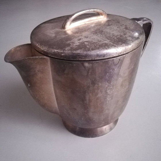 Image 1 of Set of 3 vintage teapots by Gio Ponti for Fratelli Calderoni, 1940