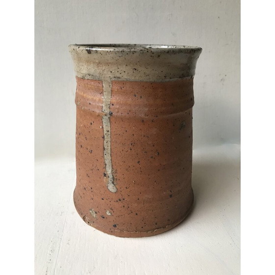 Image 1 of Vintage pyrite stoneware service set by Gustave Tiffoche