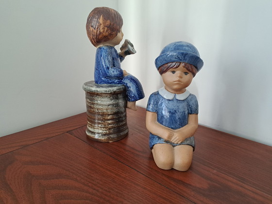 Image 1 of Statuette in ceramica Lisa Larson 1977