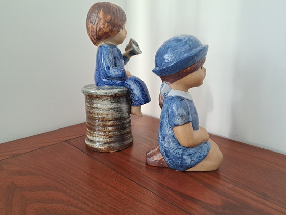 Image 1 of Statuette in ceramica Lisa Larson 1977
