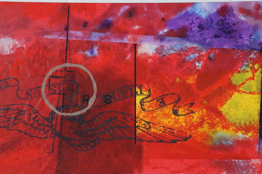 Sérigraphie sur panneau par Piotr Konkel W59