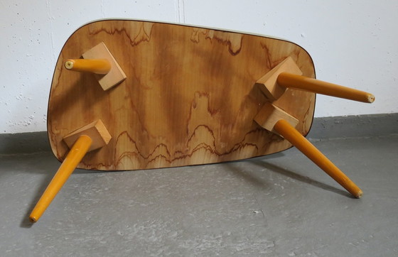 Image 1 of Kidney-shaped side table Flower table