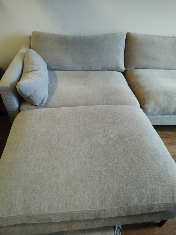 Image 1 of 4.5-Seater Sofa Zuiver Summer Latte And Hocker