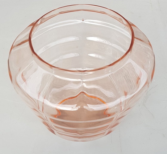 Image 1 of Art Deco Rosaline Glass Vase, 1920S