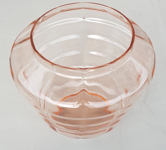 Image 1 of Art Deco Rosaline Glass Vase, 1920S