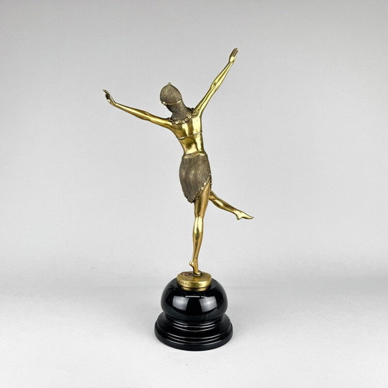 Image 1 of Vintage bronze sculpture of a dancer by D.H.Chiparus