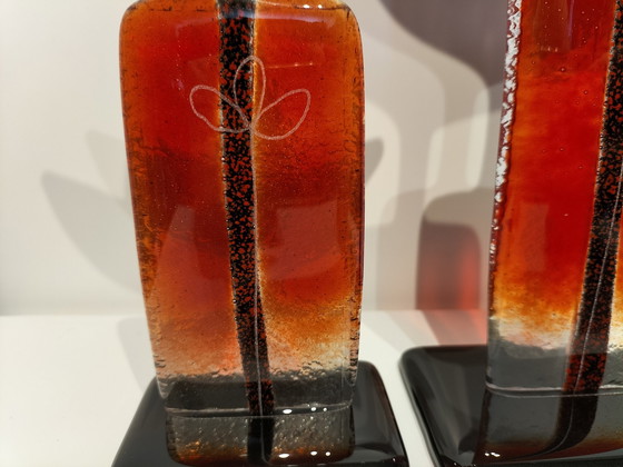 Image 1 of 2x Meadow Flower - Studio Maciej Habrat glass sculpture