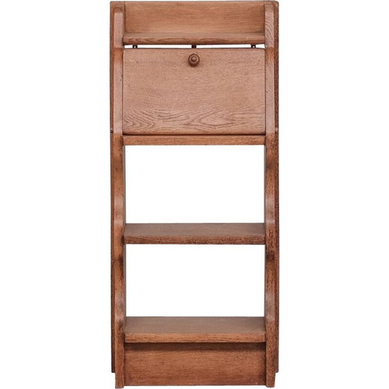 Image 1 of Vintage oak bookcase by Guillerme and Chambron, France 1960