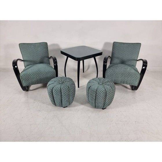 Image 1 of Set of 4 vintage armchairs H 269 by Jindřich Halabala for Up Zavody, Czechoslovakia 1940