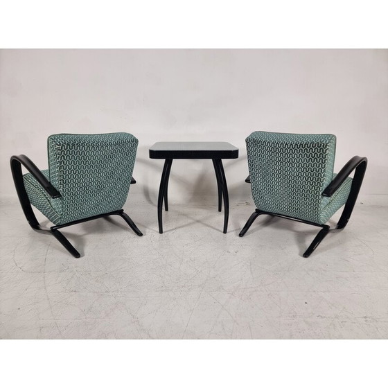 Image 1 of Set of 4 vintage armchairs H 269 by Jindřich Halabala for Up Zavody, Czechoslovakia 1940