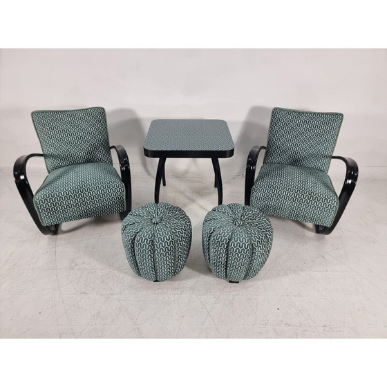 Image 1 of Set of 4 vintage armchairs H 269 by Jindřich Halabala for Up Zavody, Czechoslovakia 1940
