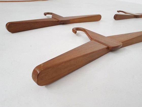 Image 1 of Teak coatrack by Aksel Kjersgaard for Vildbjerg mobelfabrik, Denmark 1960's