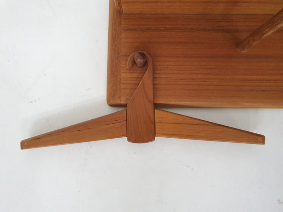 Image 1 of Teak coatrack by Aksel Kjersgaard for Vildbjerg mobelfabrik, Denmark 1960's