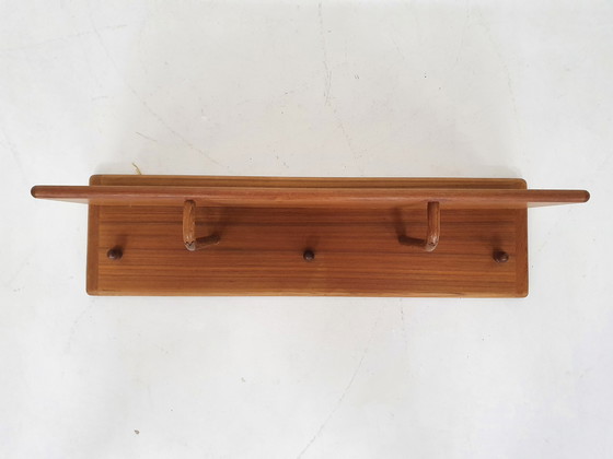 Image 1 of Teak coatrack by Aksel Kjersgaard for Vildbjerg mobelfabrik, Denmark 1960's