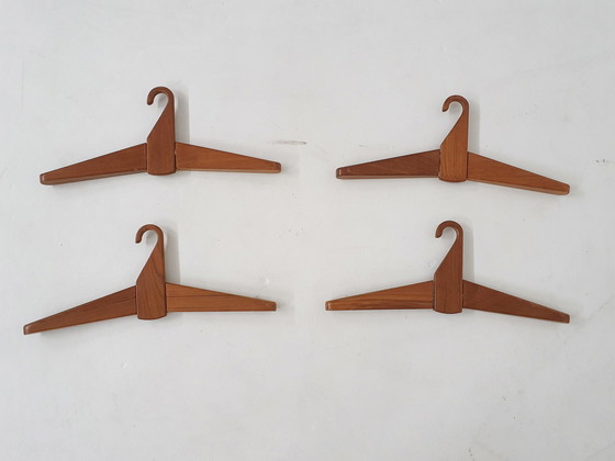 Image 1 of Teak coatrack by Aksel Kjersgaard for Vildbjerg mobelfabrik, Denmark 1960's