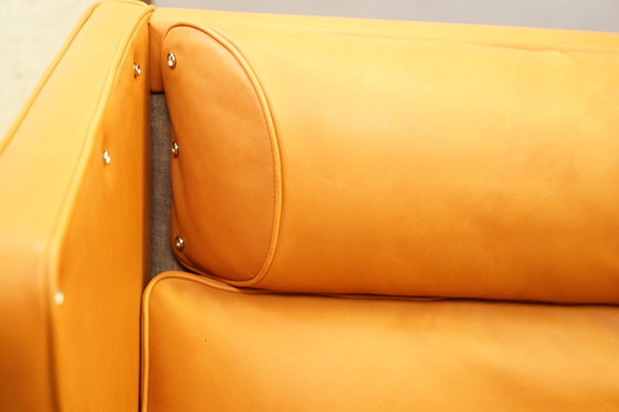 Image 1 of Vintage leather sofa by Børge Mogensen for Fredericia, 1960s
